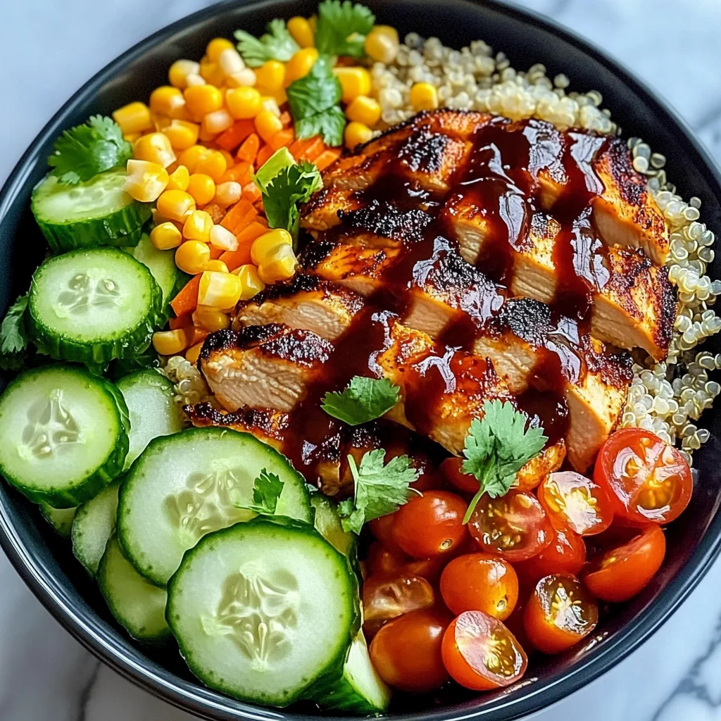 BBQ Chicken Power Bowl: A Flavorful and Healthy Meal for Beginner Cooks