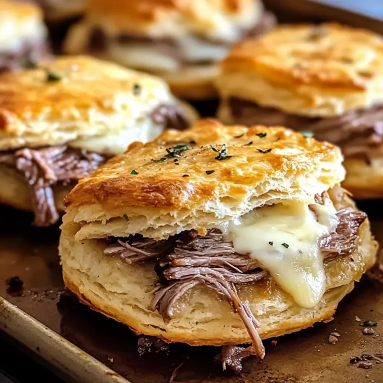 Baked French Dip Biscuits Recipe: A Comforting, Family-Friendly Meal