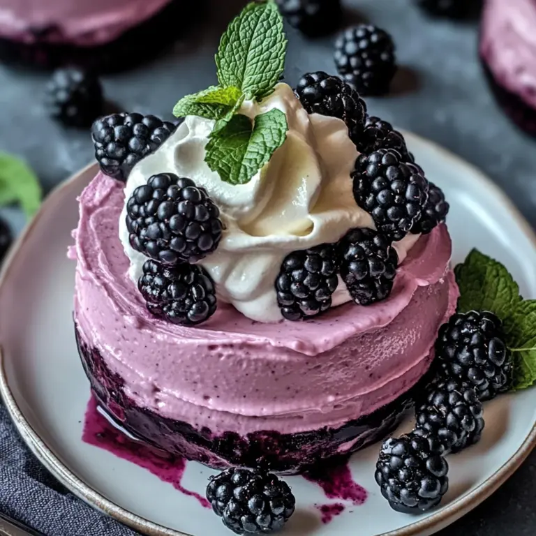 Blackberry Mousse