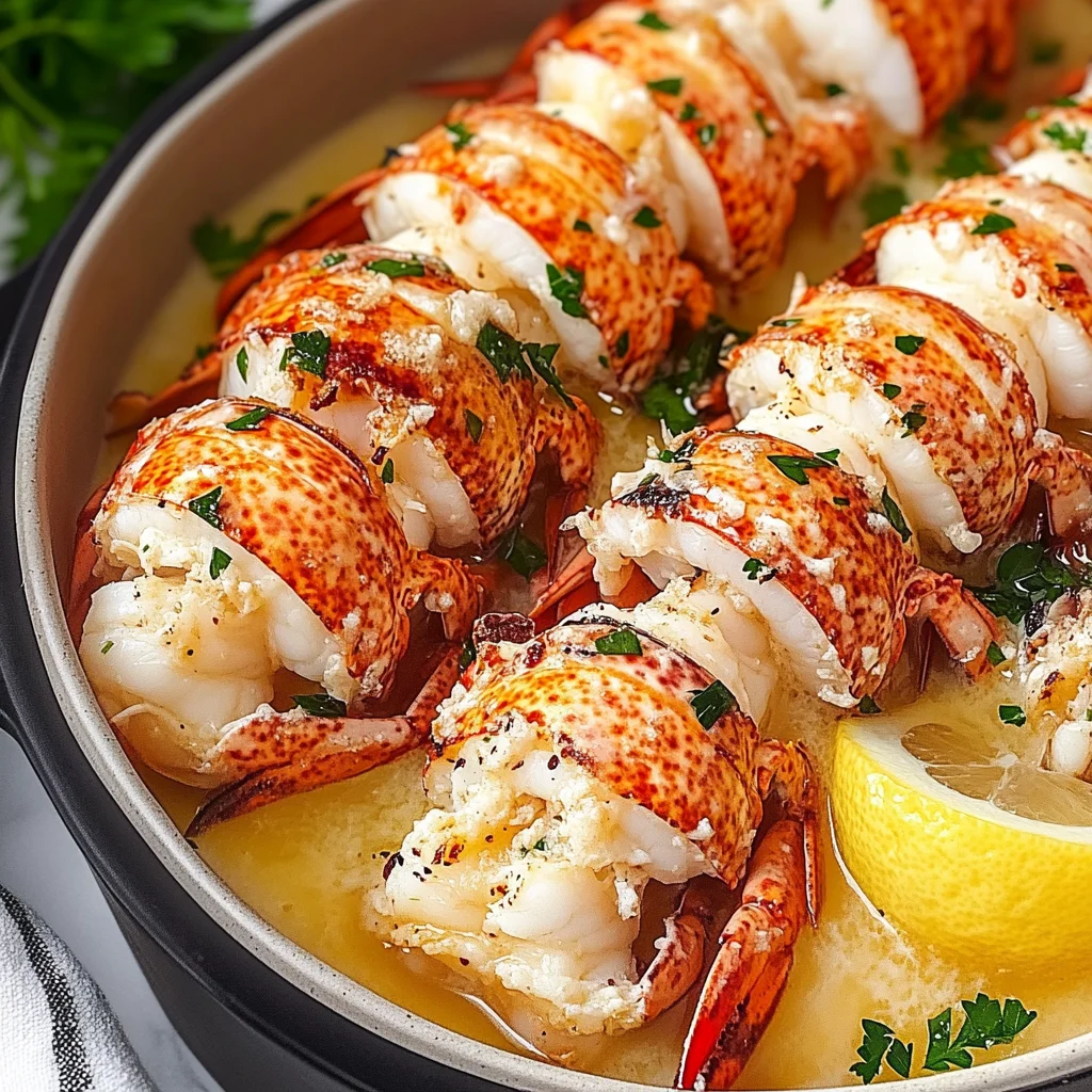Butter Poached Lobster Tails Recipe