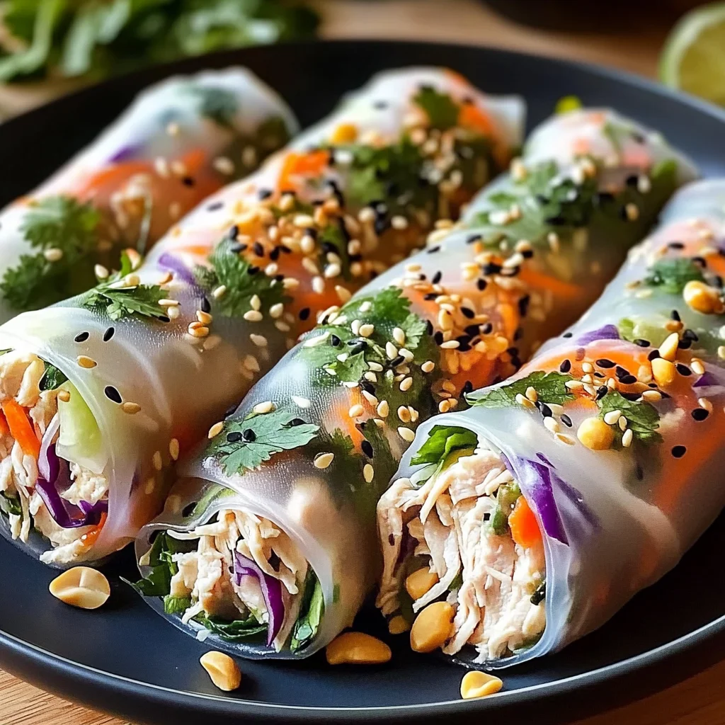 Chicken Spring Roll Salad
