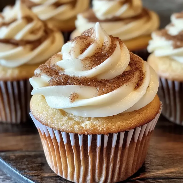 Cinnamon Roll Cupcakes