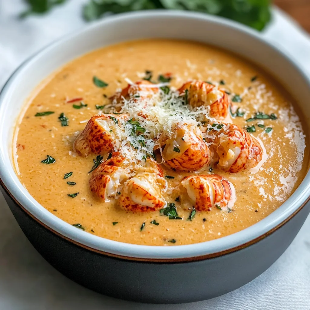 Decadent Langostino Lobster Bisque