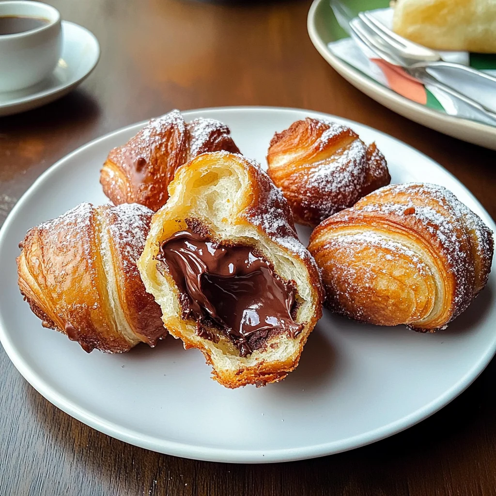 Fried Croissant Beignets