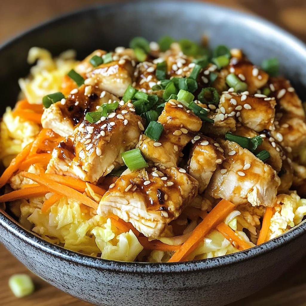 Gesunde Egg Roll in a Bowl