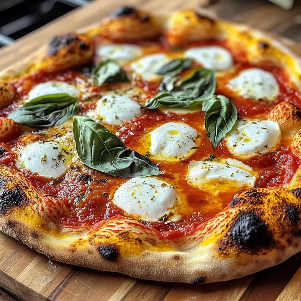 Homemade Margherita Pizza