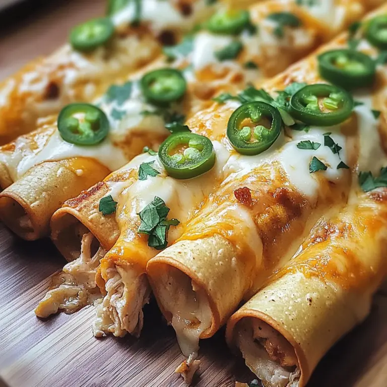 Jalapeño Popper Chicken Taquitos