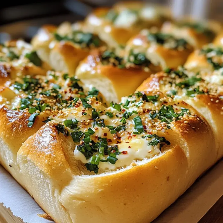 Korean Cream Cheese Garlic Bread