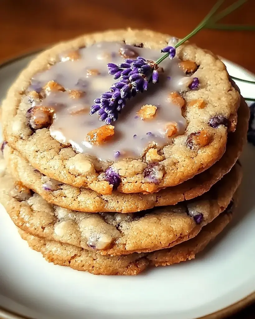 Lavender Honey Crunch Cookies