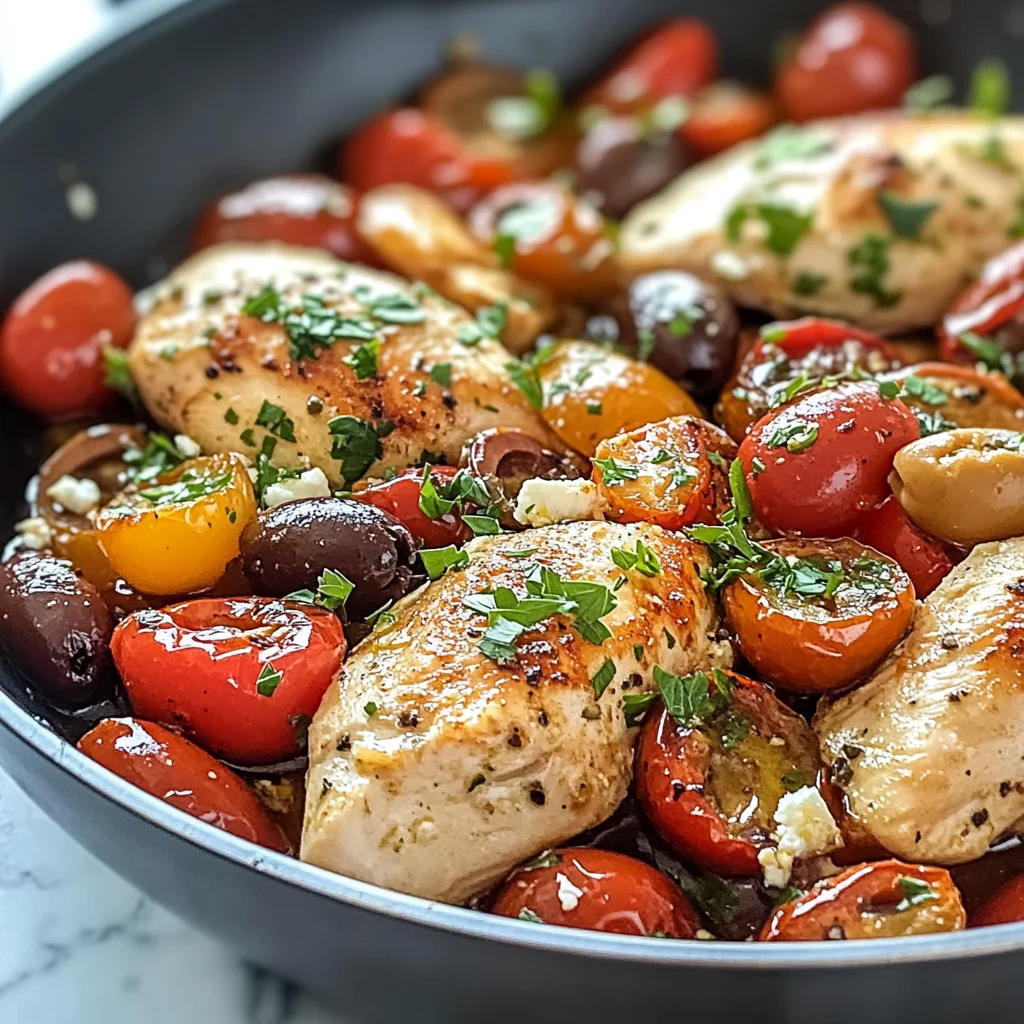 Mediterranean Chicken Skillet