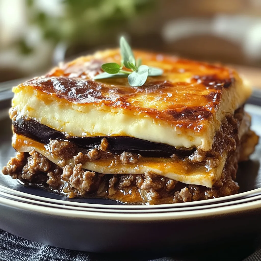 Outrageously Delicious Greek Moussaka