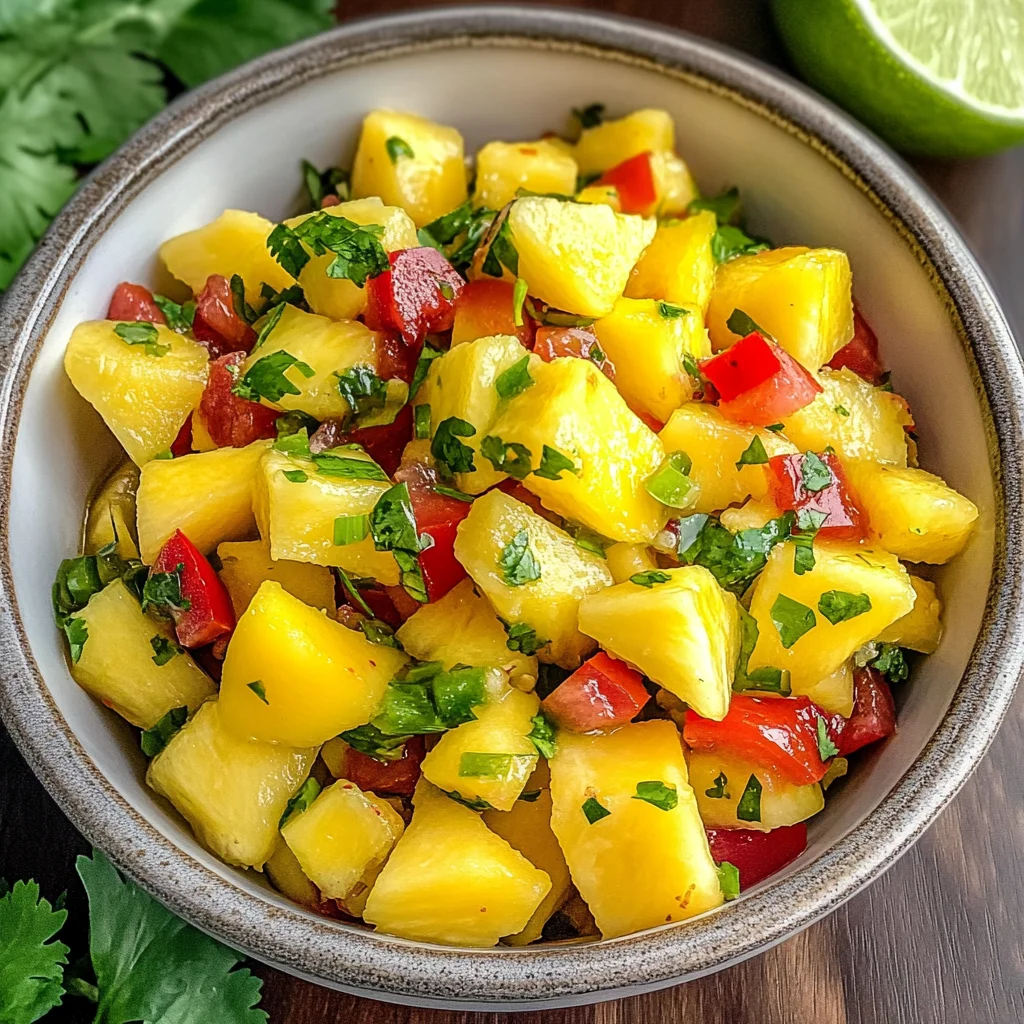 Spicy Pineapple Mango Salsa