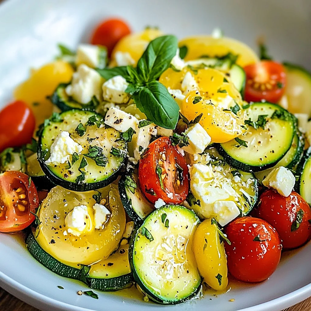 Summer Zucchini Salad