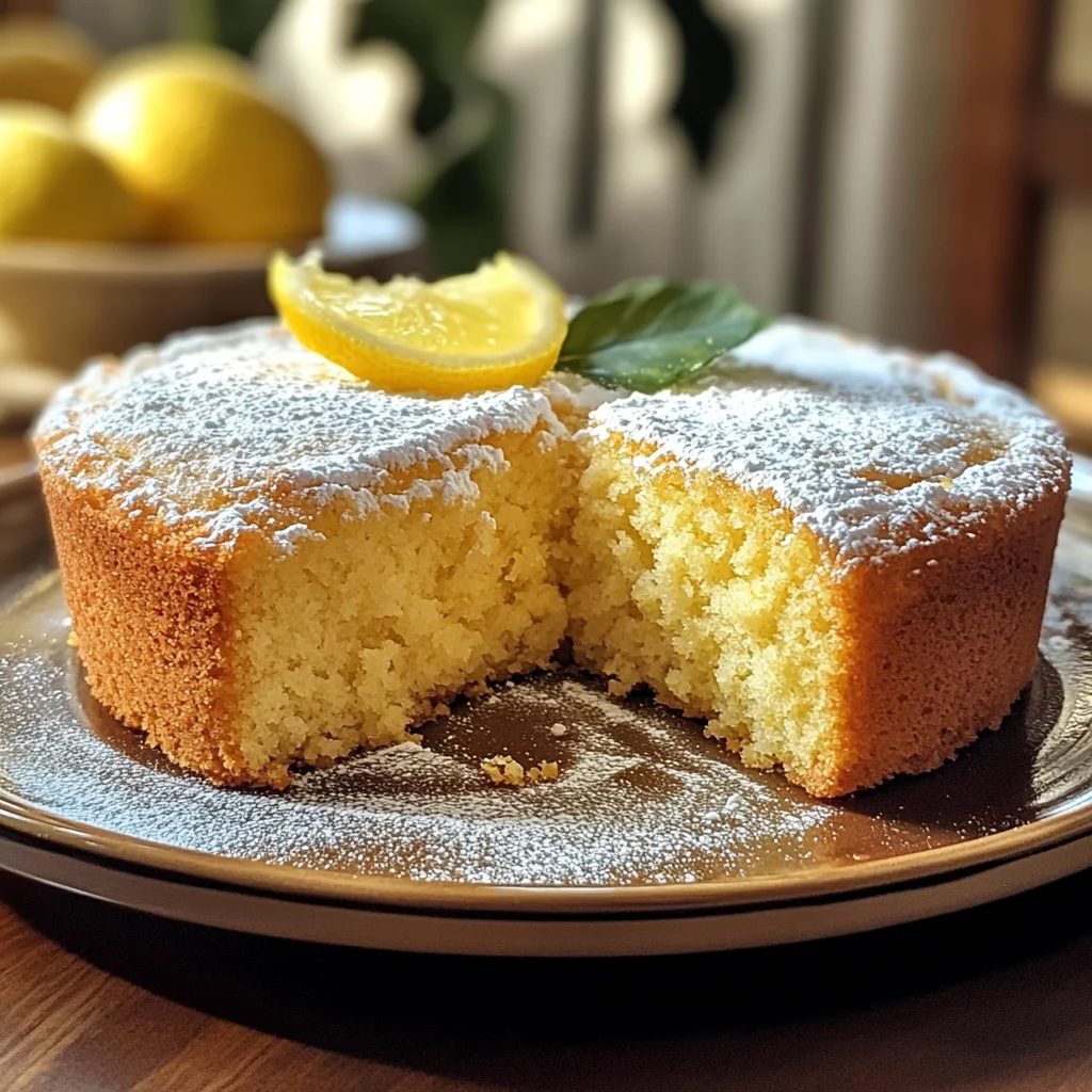 Traditional Italian Lemon Ricotta Cake