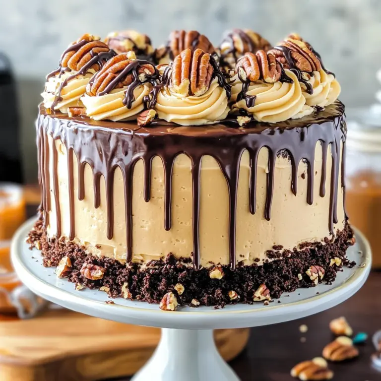 Turtle Chocolate Layer Cake