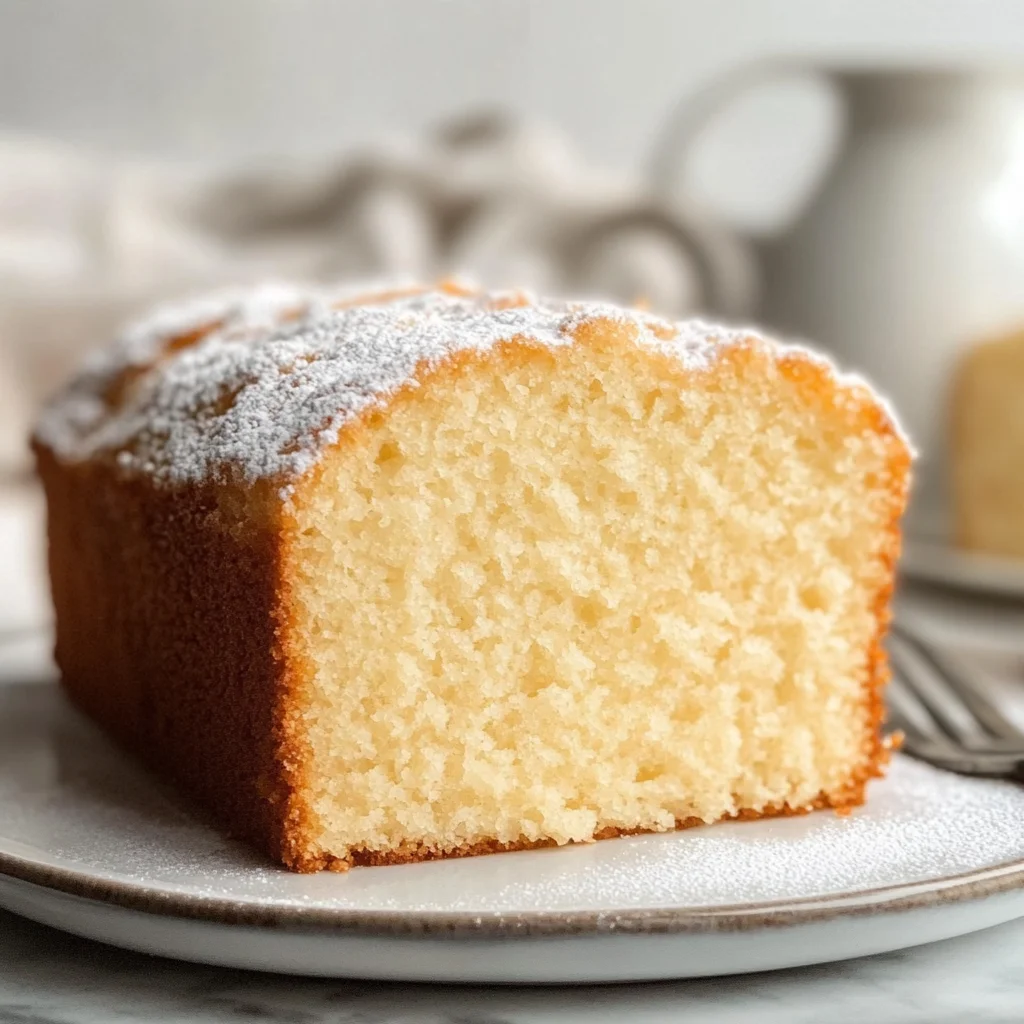 Vanilla Pound Cake Recipe