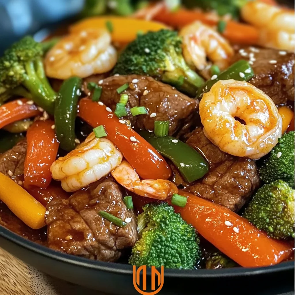 steak and shrimp stir fry
